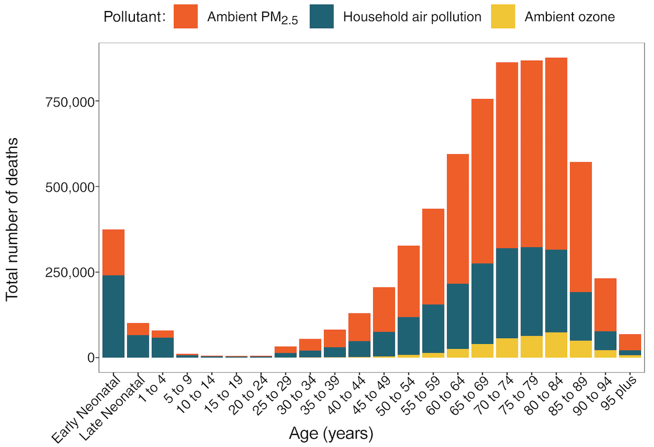 air pollution causes graph