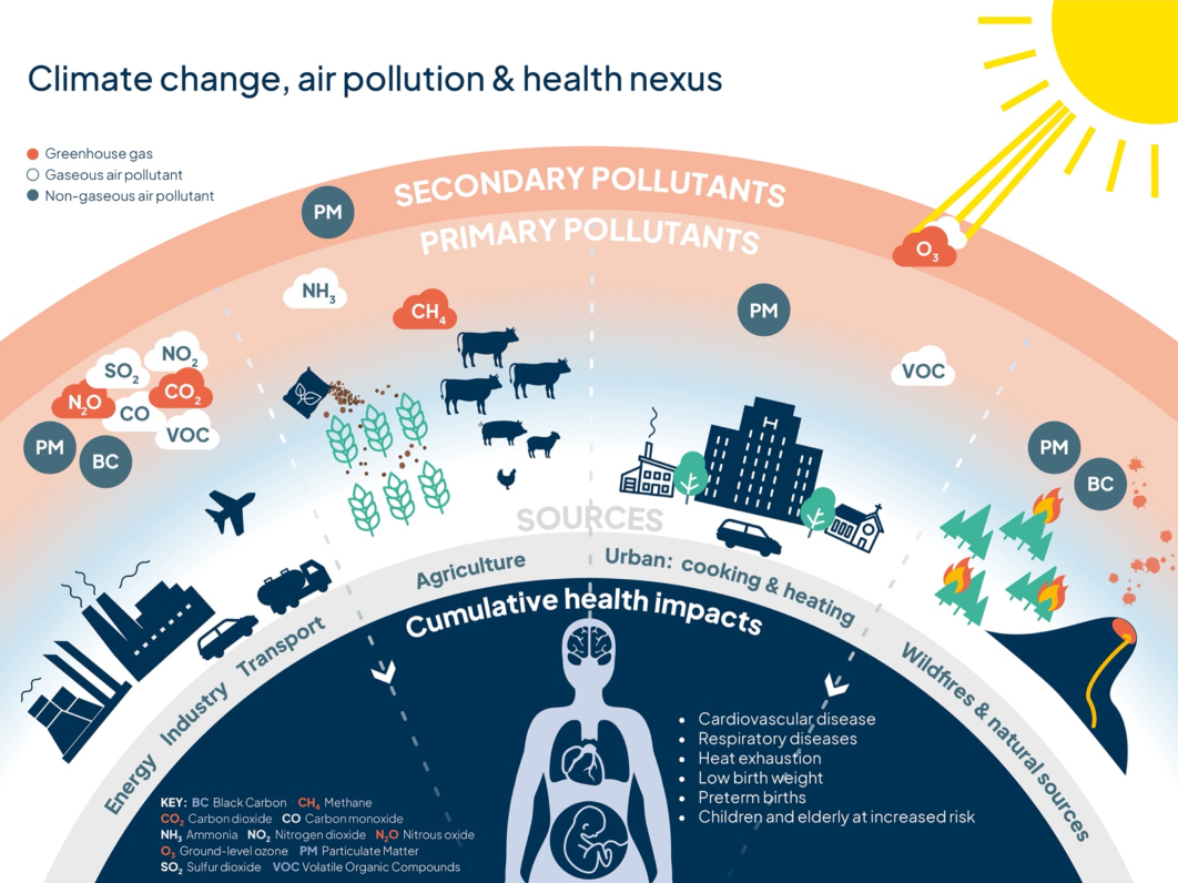 Climate change graphic