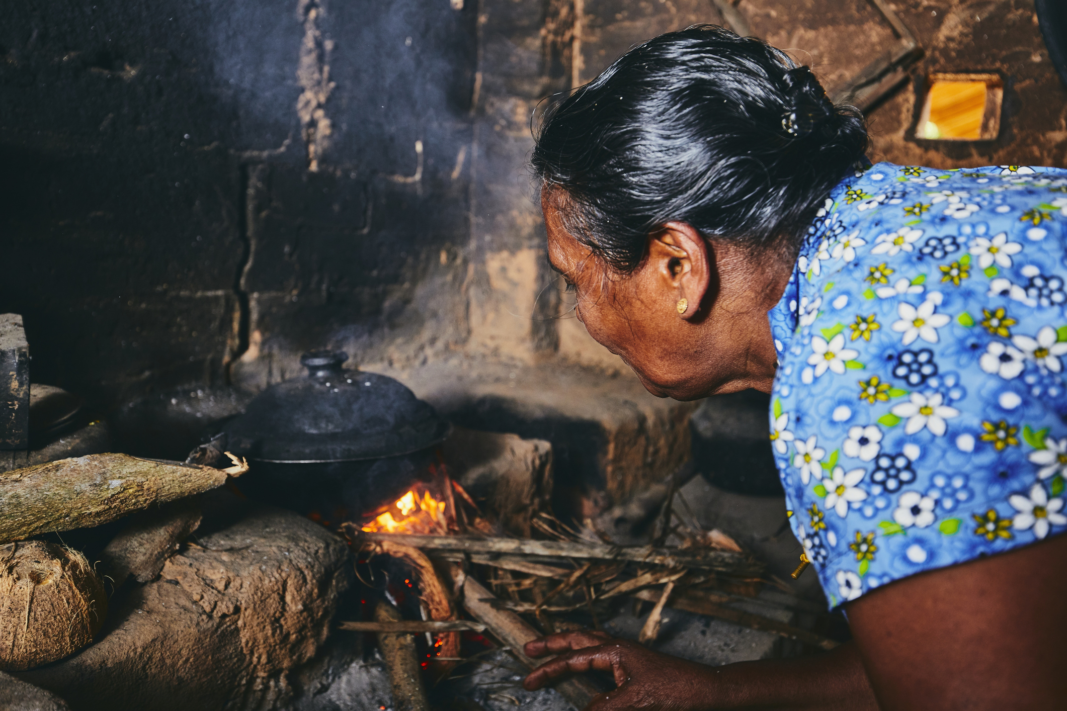 woman cooking