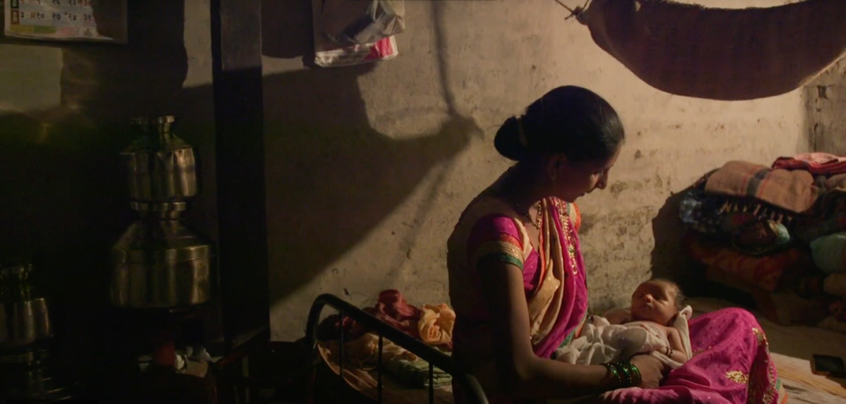 woman and infant