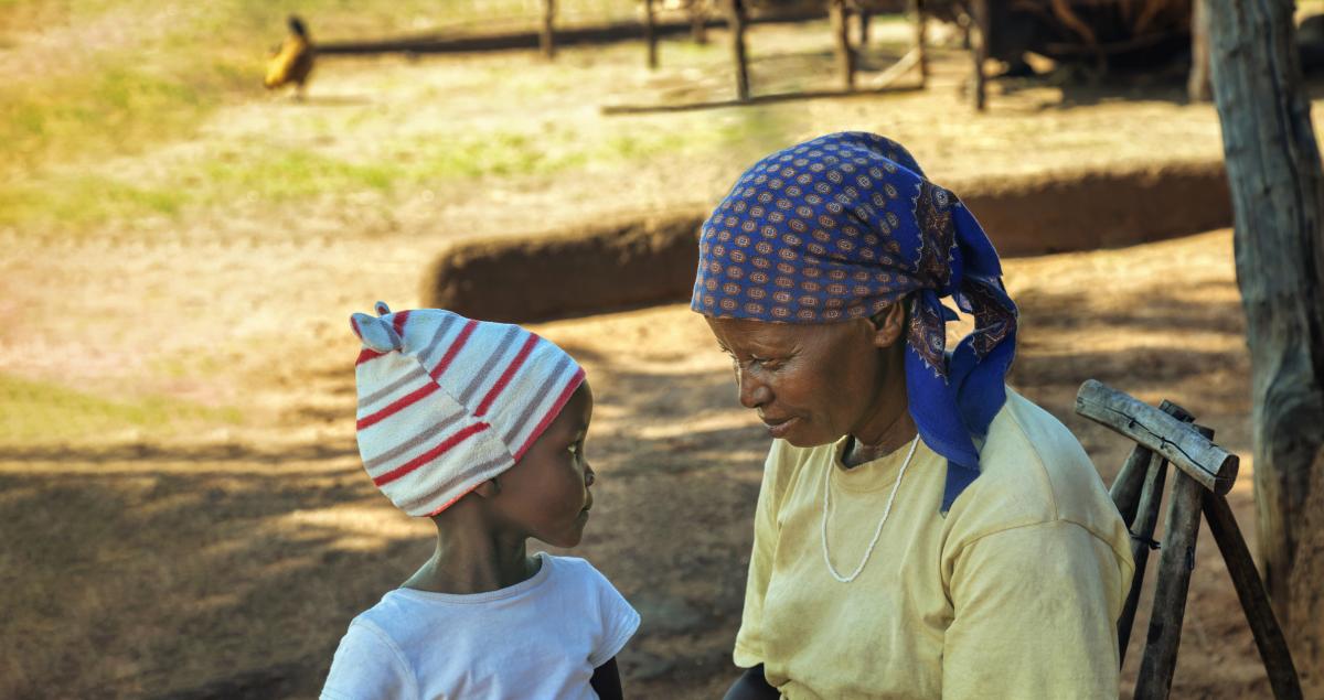woman and child