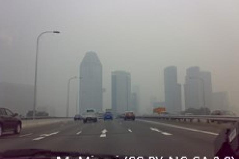 Smog on an urban highway. Copyright Mr Miyagi (CC BY-NC-SA 2.0)