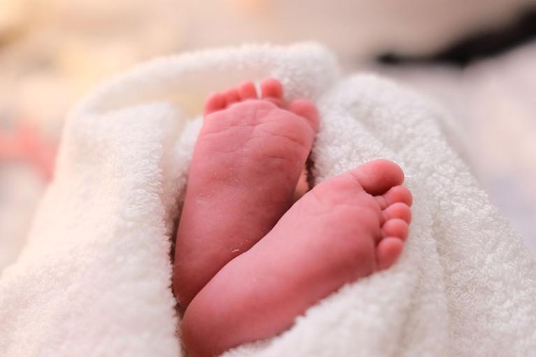 newborn feet