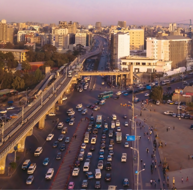 Image of city in Africa
