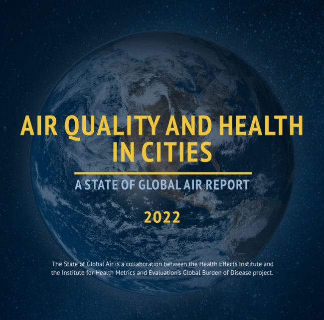 Air quality and health in cities report cover