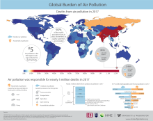 Global Burden of Air Pollution Infographic